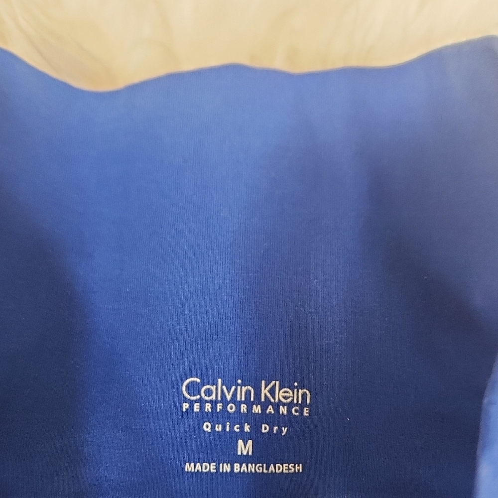Y2K Calvin Klein Performance Women's Dopamine Boost Blue Cargo Joggers Sz Med - Picture 2 of 9